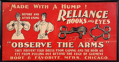 MILLINERY ADVERTISING SIGN,MILLINERY
