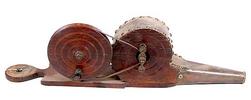 CABLE DRIVEN 19TH CENTURY WOOD