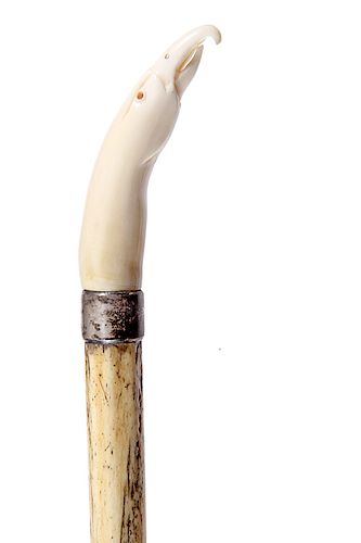 WHALE BONE CANEWHALE BONE CANE  373de7