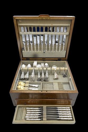 152 PIECE STERLING SILVER GORHAM 373e19