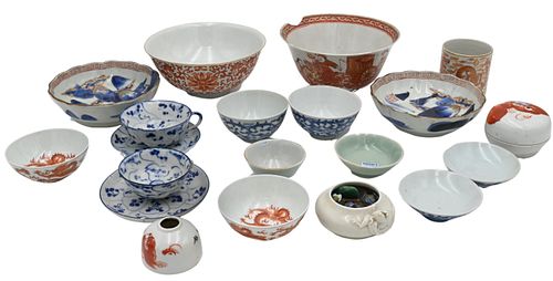 LARGE GROUPING OF ASIAN PORCELAINLarge