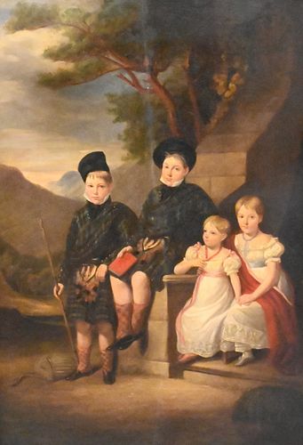 PORTRAIT OF FOUR CHILDREN IN A 373e57