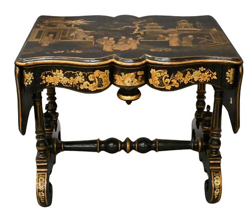 CHINOISERIE DECORATED SOFA TABLEChinoiserie 373eb2