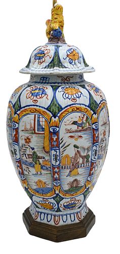 DELFT POLYCHROME VASEDelft Polychrome 373ecf