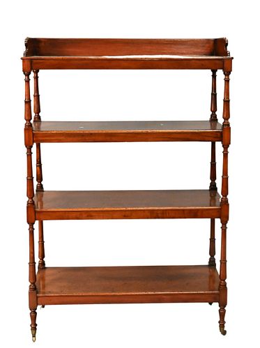 GEORGE IV MAHOGANY ETAGEREGeorge 373f45