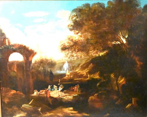 OLD MASTER LANDSCAPE PAINTINGOld 373f67