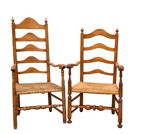 TWO LADDER BACK GREAT CHAIRSTwo