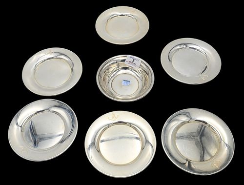 STERLING SILVER BREAD PLATES BOWL 374025