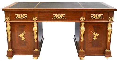 FRENCH EMPIRE REVIVAL MAHOGANY