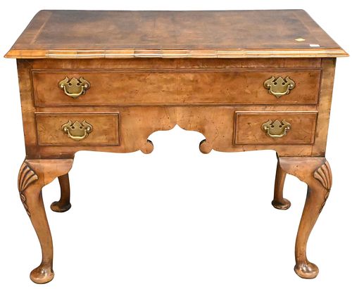 QUEEN ANNE STYLE WALNUT LOWBOY,