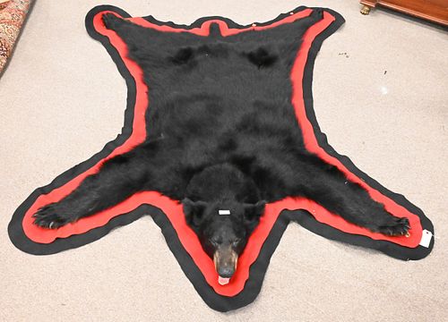 ONE BLACK BEAR SKIN WITH MOUNTED