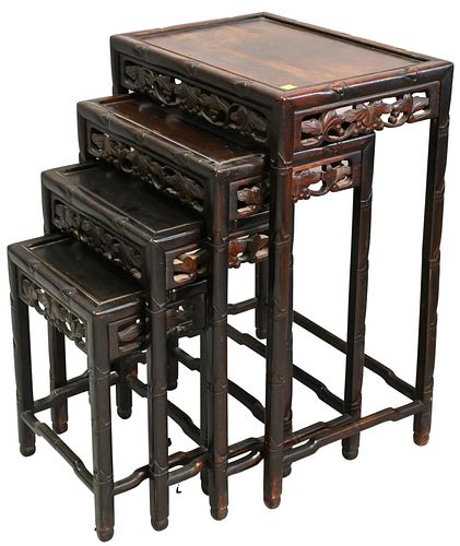 NEST OF FOUR CHINESE TABLESNest