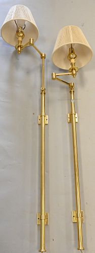 PAIR OF ARTICULATING BRASS POLE 374107