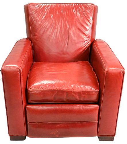 LEE FURNITURE LEATHER UPHOLSTERED