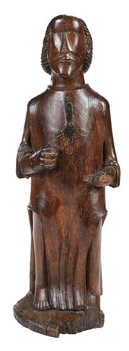 FRENCH CARVED FRUITWOOD STANDING 374171