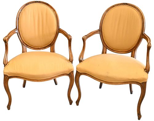 PAIR OF LOUIS XV STYLE CARVED FRUITWOOD 374187