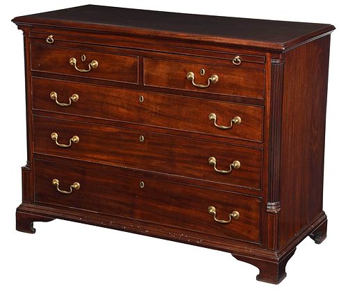 GEORGE III FIGURED MAHOGANY INLAID 374220