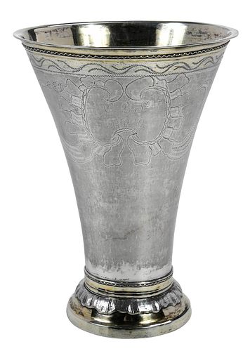 SWEDISH SILVER CUPKöping, late 18th/early