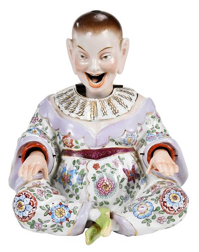 MEISSEN PORCELAIN NODDER FIGUREGerman  37435c