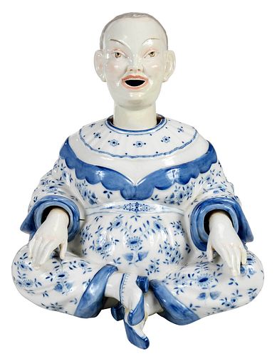 VERY LARGE GERMAN PORCELAIN NODDER