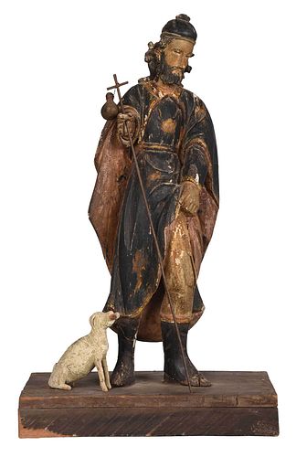 SPANISH COLONIAL DEVOTIONAL FIGURE,