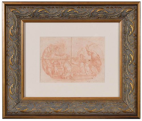 VENETIAN SCHOOL OLD MASTER DRAWING possibly 37436d