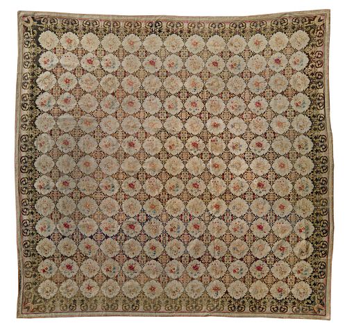 NEEDLEPOINT CARPETlate 19th century  37437b