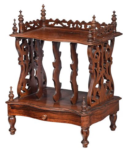 AMERICAN ROCOCO REVIVAL ROSEWOOD