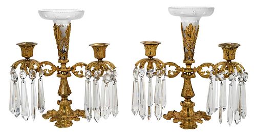 PAIR OF LOUIS XV STYLE GILT BRONZE 374438