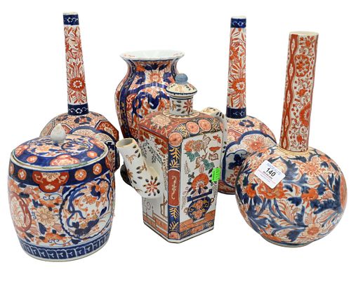 SIX PIECE 19TH CENTURY IMARI GROUPINGSix