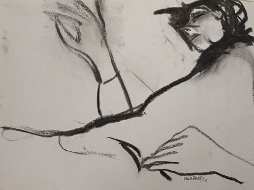 CHARCOAL ON PAPER BY ENRIQUE BARILARIEnrique 3744b4