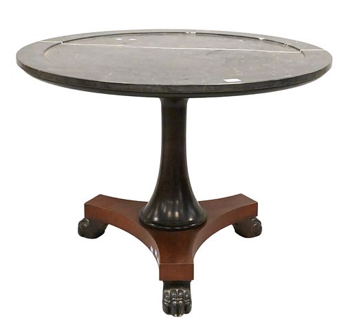 RALPH LAUREN MARBLE TOP ROUND CENTER