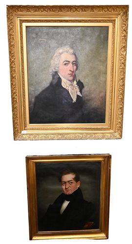 TWO FRAMED PORTRAITS OF MENTwo 374509