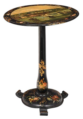 VICTORIAN PAPIER MACHE LACQUERED 374551