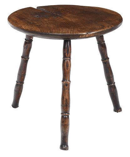 EARLY ENGLISH ELM CRICKET TABLE18th 19th 374595