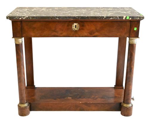 EMPIRE STYLE MARBLE TOP PIER TABLEEmpire 37459f