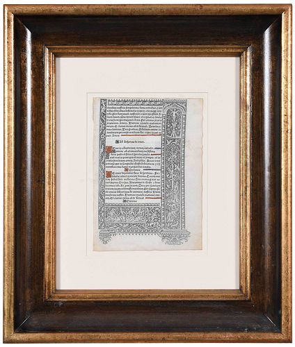 FRAMED PAGE FROM PHILIPPE PIGOUCHET