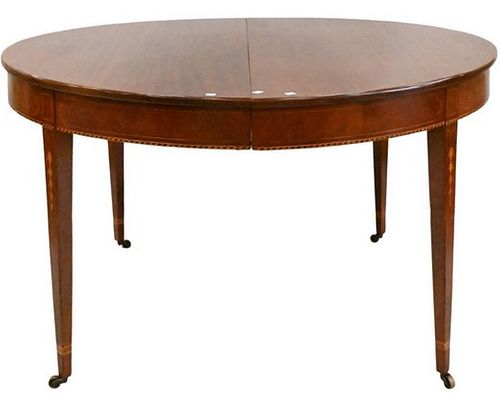 MAHOGANY ROUND DINING TABLEMahogany