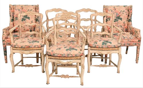 SET OF SIX DINING CHAIRSSet of 3746a4