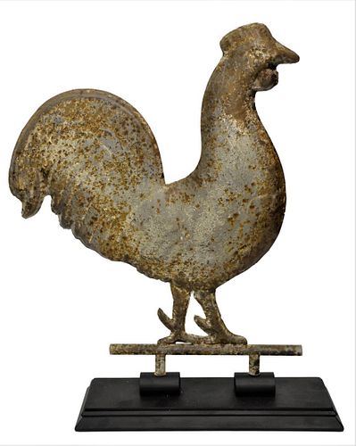 ANTIQUE TIN ROOSTER WEATHERVANEAntique