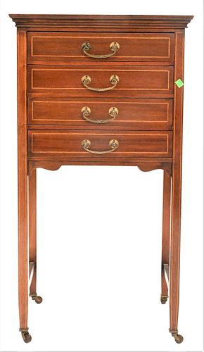 EDWARDIAN STYLE INLAID MAHOGANY 3746e3