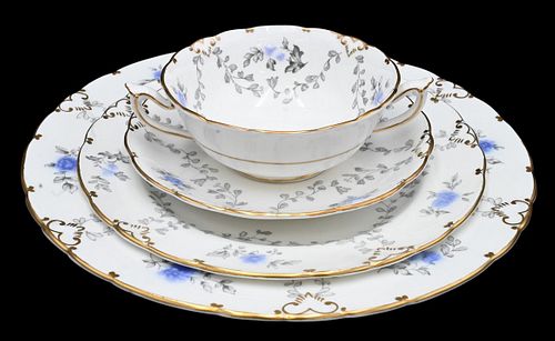 86 PIECE ROYAL CROWN DERBY DELPHINE  3746f7