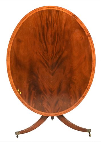 ENGLISH GEORGE III MAHOGANY INLAID 3746fa