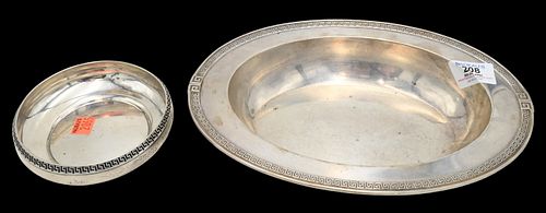 TWO PIECE STERLING SILVER BOWLSTwo