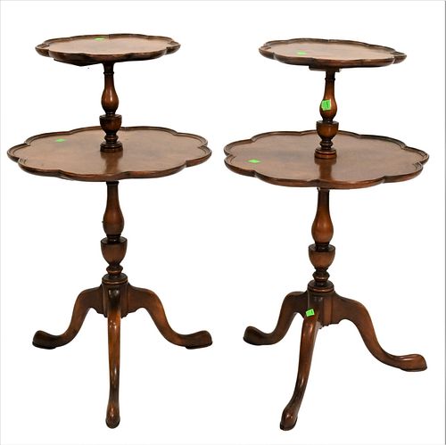 PAIR OF GEORGE II STYLE TWO TIER