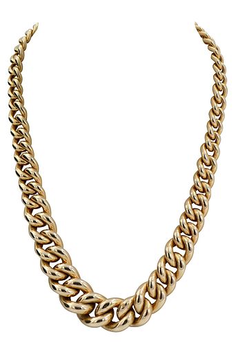 14KT. CUBAN LINK CHAINgraduated