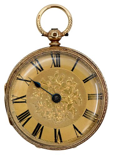 18KT POCKET WATCH40mm case inside 37481e