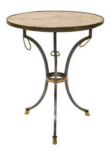 MAISON JANSEN STYLE MARBLE TOP OCCASIONAL