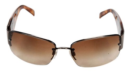 CHANEL BROWN TINTED SUNGLASSES  37487d