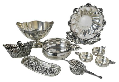 TEN PIECES STERLING TABLEWAREAmerican,